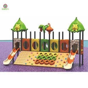 Jinmiqi brand supplier outdoor plastic climbing children slide playground equipment for sale