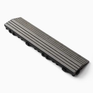 Perfil de Borde para Piso Elevado de WPC Gris de 30*7.5*2.3cm - Product Image 1