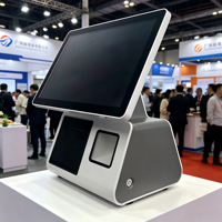 Kiosque tactile tout-en-un de point de vente certifié CE pour restaurant, machine de paiement en libre-service avec SDK