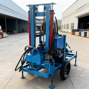 Equipo de Perforación Hidráulica Portátil Pequeño, Motor de Bomba de Caja de Cambios para Pozos de Agua, 200m de Profundidad, Alta Eficiencia - Product Image 3