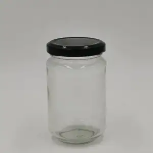 Fabrika reçel kavanoz bal şişe kapları bal kavanozları cam kavanoz