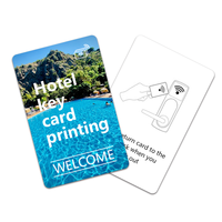 Carte-clé d'hôtel RFID avec mini-étiquette étanche NFC ISO 14443A, puce MF Ultralight EV1 cryptée 13,56 MHz 1K