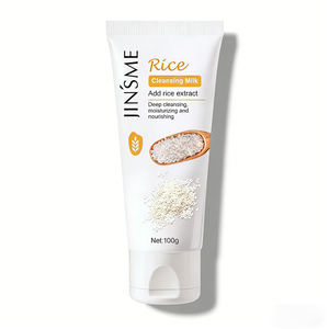Nettoyant visage à l'extrait de riz en marque privée OEM, nettoyage en profondeur, hydratant, nettoyant visage biologique naturel, nourrissant - Product Image 1