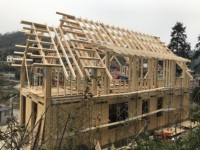 Villa en conteneur abordable de luxe Maison préfabriquée pour les vacances Ferme à structure en bois