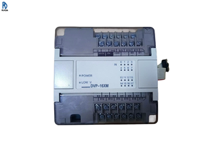 PLC รุ่นดั้งเดิม DVP-16XM คอนโทรลเลอร์อัตโนมัติอุตสาหกรรม 16 I/O โมดูลอินพุตเอาต์พุต 24V DC รุ่น DVP16XM11N - Product Image 1