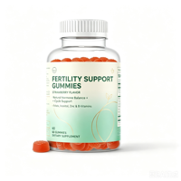 Gummies pour la fertilité : Soutien hormonal et du cycle menstruel, Acide folique, Complément ovarien, Gummies développés sur mesure