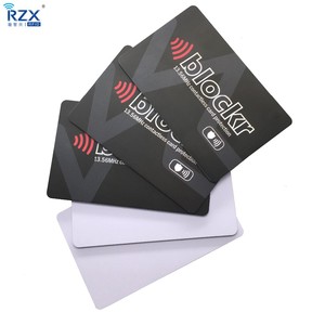 Оптовая продажа, ПВХ противоугонная система NFC RFID блокирующая карта с пользовательской печатью Защитная сигнальная защита для кредитных карт водонепроницаемая защита от скимминга - Product Image 4