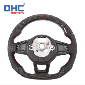 Volant en fibre de carbone pour volkswagen VW <span class=keywords><strong>Golf</strong></span> 7 golf7 mk7 <span class=keywords><strong>gti</strong></span> <span class=keywords><strong>7r</strong></span> Volants OHC MOTOR - Product Image 6