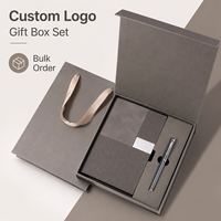 Coffret Cadeau d'Entreprise Personnalisable, Carnet A5 100 Pages, Tasse Isotherme en Acier Inoxydable, Stylo, Coffret Cadeau Annuel d'Entreprise