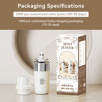 Nieuwe USB-aangedreven oplaadbare sapbeker Licuadora Portatil Recargable multifunctionele draagbare mini blender sapcentrifuge 300ml sapcentrifuge
