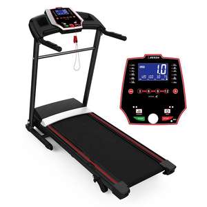 Tapis de course pliable 370A de 5 pouces avec écran LED pour la perte de poids et le fitness à domicile, avec support pour tablette - Product Image 1