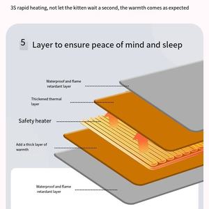 شعار مخصص كلب صغير قابل للطي قابل للغسل مقاوم للماء دافئ دافئ ناعم مغطى شتوي داخلي ساخن - Product Image 5