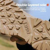 Sepatu Hiking Anti Pasir Desert Boots High Top Ringan dan Bernapas, Sepatu Taktis
