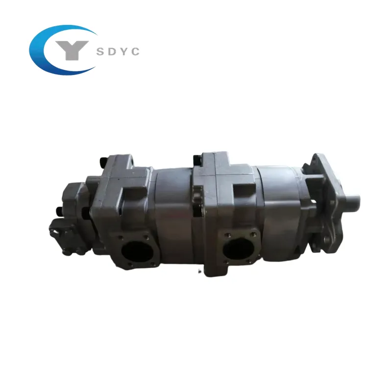 Factory Direct Hydraulic Triple Gear Pump 705-56-34590 705-56-33050 Gear Pump for HM350-1 dump truck