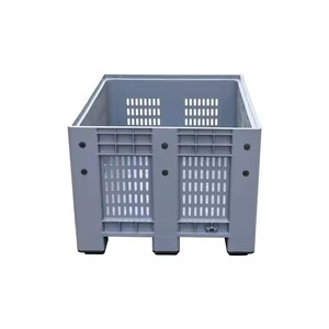 Bac de palettisation agricole en plastique vierge ventilé avec couvercle pour <span class=keywords><strong>pommes</strong></span> et pastèques - Product Image 5