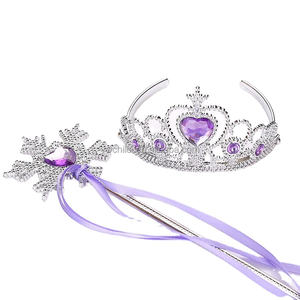 Princesse habiller princesse baguettes diadèmes et couronnes pour petites filles princesse fête fournitures ensemble - Product Image 4