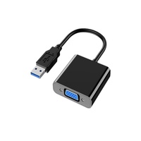 Câble adaptateur USB 3.0 vers VGA transfrontalier pour extension PC-écran avec blindage en cuivre