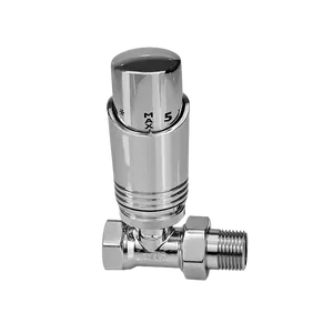 Katup Radiator termostatik cerdas 15mm, 1/2 untuk handuk Radiator TRV katup pemanas