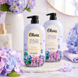 Hydrangea Love Moisturizing <b>Shampoo</b> with Glycerin and Conditioning Agents for Soft and Manageable Hair 950 ml Olivia - Product Image 2
