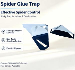Trappola Adesiva per Ragni a Triangolo Pieghevole, Non Tossica, per Catturare Insetti Domestici in Angoli Interni - Product Image 1