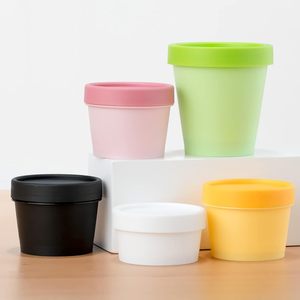 Storage Body Hand Face Cream Lotion Gel Travel <strong>Pots</strong> for Cream with Lids 100ml Mask Mixing Bowl Empty Plastic Storage Jars - Product Image 3