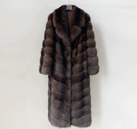 Manteau long chaud en fausse fourrure de vison, grande taille, très populaire pour l'hiver, veste en fourrure moelleuse pour l'extérieur