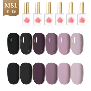 AILANUO Nail Supplies Esmalte En Gel Semipermanente 15 ml OEM Custiomiz logo Private Label Soak off Uv Gel Varnish - Product Image 1