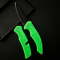 Brighten Rescue Manche Lumineux Fluorescent Couteaux Pliants Couteau De Poche De Survie Tactique