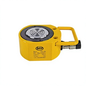VIT RSM-1000 100T Cilindro Hidráulico Ultrafino de Acción Simple, Alternativa a ENERPAC, para Trabajos de Nivelación de Cargas Pesadas - Product Image 1