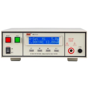 REK RK7112 RK7122 เครื่องทดสอบแรงดันไฟฟ้าและฉนวนแบบตั้งโปรแกรมได้ AC Hi-pot 6KV 12mA ความต้านทาน รับประกัน 1 ปี - Product Image 1