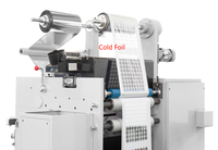 Machine d'impression flexographique de haute qualité à 6 couleurs ZBS-320 pour étiquettes adhésives