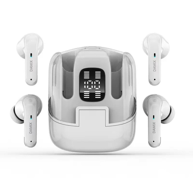 DX-16 TWS Couple Two Pair Earbuds Noise Reduction in Ear Wireless Gaming Earphone Long Battery Life LED Display Double Earbuds