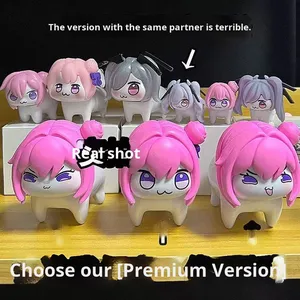 Đồ chơi tượng nữ thần chiến thắng Doro Nikke phiên bản Q có sẵn, hình chó hồng, game anime, đồ trang trí, búp bê nhựa đông lạnh, búp bê nữ thần - Product Image 6