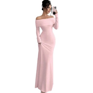 <span class=keywords><strong>Abito</strong></span> da Sera Elegante con Spalle Scoperte, Schiena Incrociata, Aderente e Lungo per Ospiti di Matrimonio, Acquistabile Online - Product Image 5