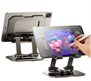 360 ° Xoay 4-15 Inch Có Thể Điều Chỉnh Có Thể Gập Lại Kim Loại Máy Tính Để Bàn Đứng <span class=keywords><strong>Tablet</strong></span> PC & Điện Thoại Di Động Khung Điện Thoại Ipad Pro Không Khí Mini Chủ - Product Image 1