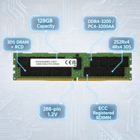 Mémoire serveur 128 Go M393AAG40M32 CAE DDR4 RDIMM 3200 ECC 4Rx4 Registered 288 broches pour centre de données, testée