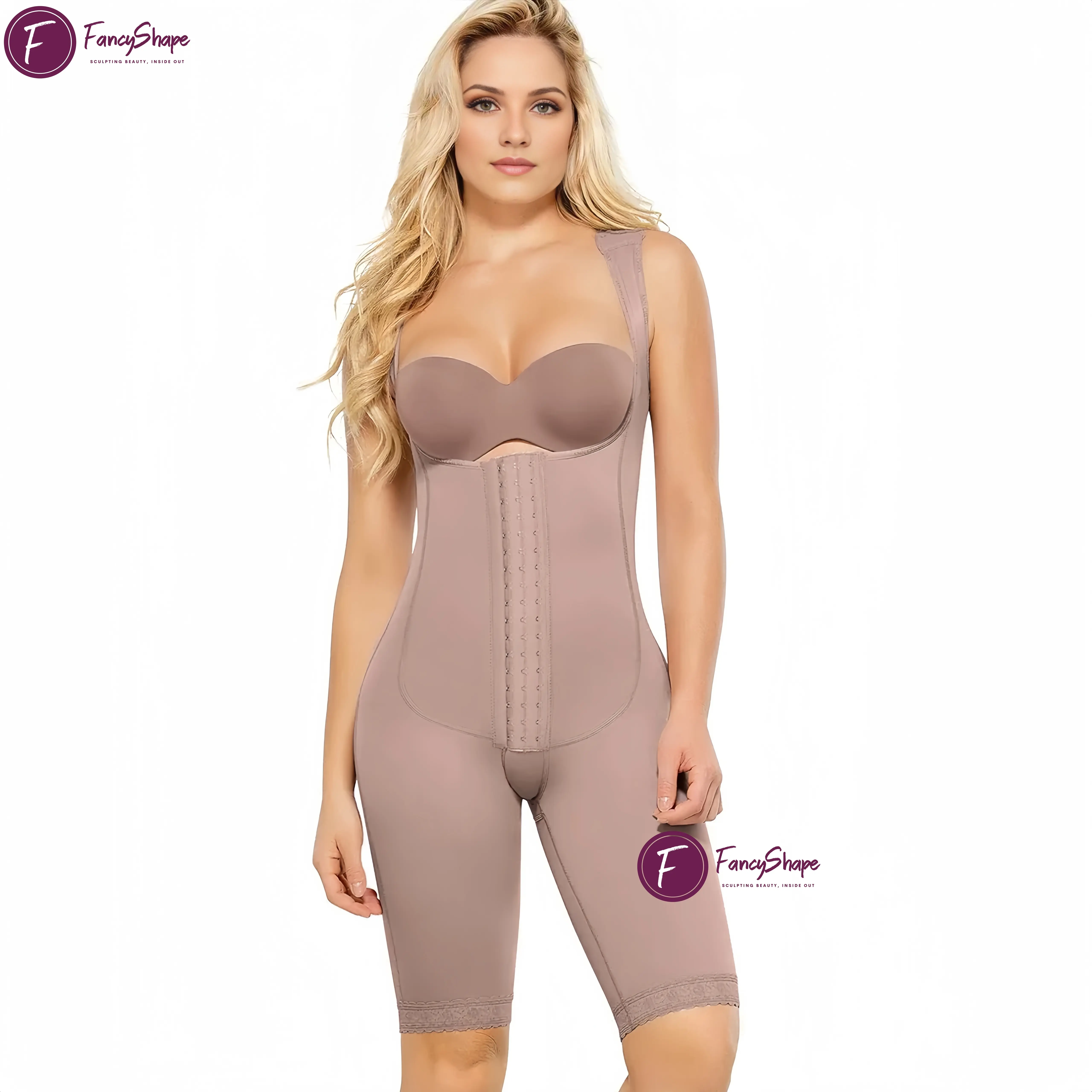 FancyShape Stage 2 Post Surgery Tummy Tuck Garment Fajas Colombianas Firm Compression Shapewear Thigh Slimmer Body Shaper