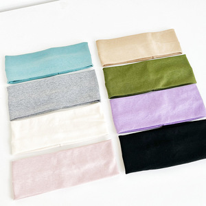 عصابة رأس منسوجة بلون ثابت للرجال/النساء إكسسوارات متعددة الاستخدامات تمتص العرق للرياضة واليوجا - Product Image 6