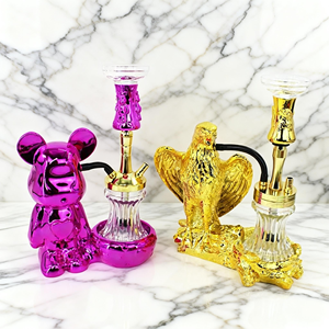 Chicha jetable personnalisable avec logo, mini chicha en ABS, ensemble de chicha, chicha portable, légère, à usage unique - Product Image 3