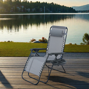 عرض خاص كرسي تخييم محمول قابل للطي مع وسادة قابلة للإزالة وأثاث حدائق خارجي مزدوج للشاطئ أو الحديقة - Product Image 4