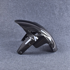 Guardabarros delantero de fibra de carbono, accesorio para <span class=keywords><strong>Kawasaki</strong></span> ZX6R <span class=keywords><strong>ZX</strong></span> <span class=keywords><strong>6R</strong></span> 100% <span class=keywords><strong>2019</strong></span> 2020 2021, Prepreg 3K, 2022 - Product Image 2