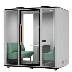 Morden phẳng gói nhỏ Acoustic Pod hội nghị Modular thông dịch viên làm việc Pod xách tay cách âm văn phòng Pod - Product Image 3