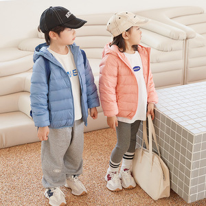 2025 automne hiver enfants <span class=keywords><strong>doudoune</strong></span> garçons et filles léger à capuche <span class=keywords><strong>doudoune</strong></span> - Product Image 2