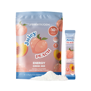 Lifeworth Pré-entraînement Énergie Acides aminés BCAA Goût Fraise Électrolytes Caféine Boisson énergétique en poudre 30 sachets/sachet pour - Product Image 5