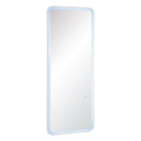 Miroir Mural LED Luxe Moderne Grande Station pour Salon de Coiffure et de Beauté avec Éléments Décoratifs