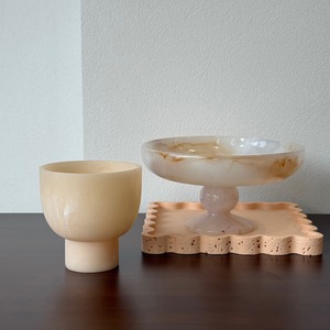 <span class=keywords><strong>Plateau</strong></span> en résine <span class=keywords><strong>de</strong></span> marbre naturel moderne LUYI pour le rangement des fruits secs, idéal pour le salon, le meuble TV, la <span class=keywords><strong>table</strong></span> basse ou le bureau. - Product Image 3