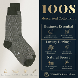 Chaussettes habillées personnalisées de luxe Coton de haute qualité Affaires quotidiennes Formelles Tailles gratuites Conception de printemps mignonne Cadeau parfait Logo personnalisé - Product Image 2