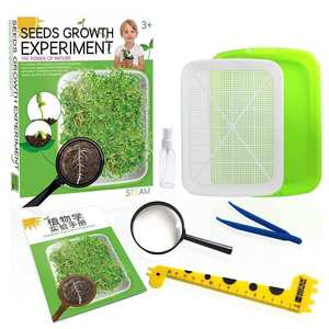 Jouets scientifiques éducatifs en plastique à faire soi-même pour enfants, jouets STEM pour <span class=keywords><strong>l</strong></span>'expérimentation <span class=keywords><strong>de</strong></span> culture <span class=keywords><strong>de</strong></span> graines <span class=keywords><strong>de</strong></span> plantes, livrés pour enfants - Product Image 1