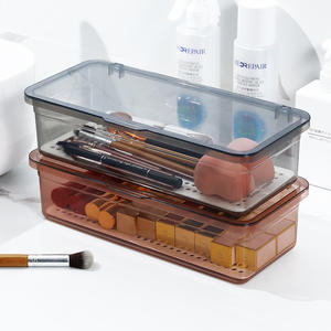 Plastik sofra organizatör için kapaklı mutfak çok fonksiyonlu kaşık çatal tutucu toptan çubuklarını saklama kutusu - Product Image 5