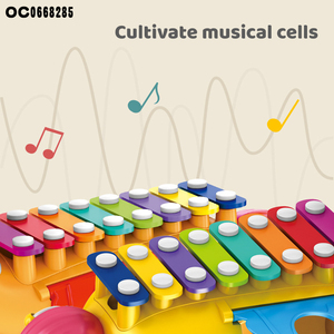 Jouet musical pour bébé, piano, <span class=keywords><strong>xylophone</strong></span> avec lumière musicale - Product Image 5